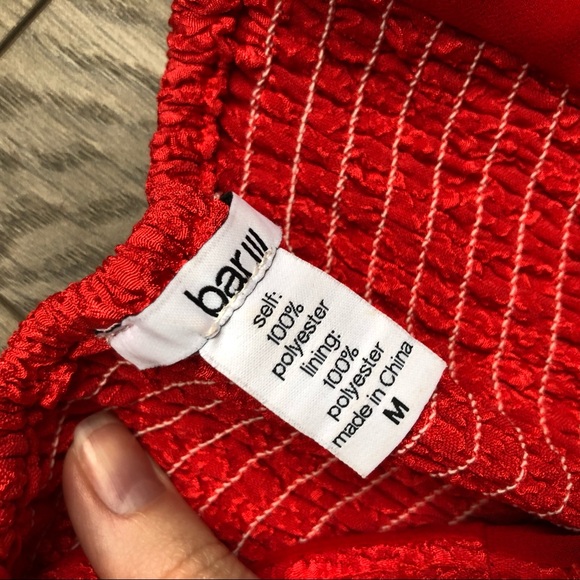 BAR III Coral Fit and Flare Dress - Picture 7 of 8